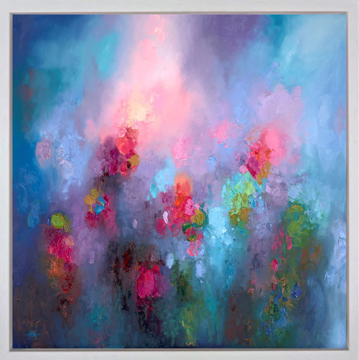 Cascade of Colour (Framed)