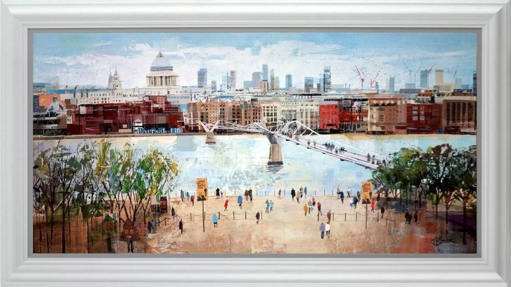 Riverside Ambling (Framed)