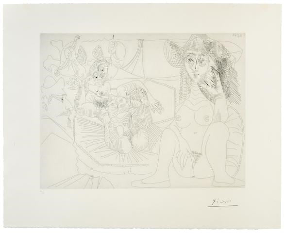 Jeune Femme au Chapeau péchant par pensée, from 347 Series 24/50