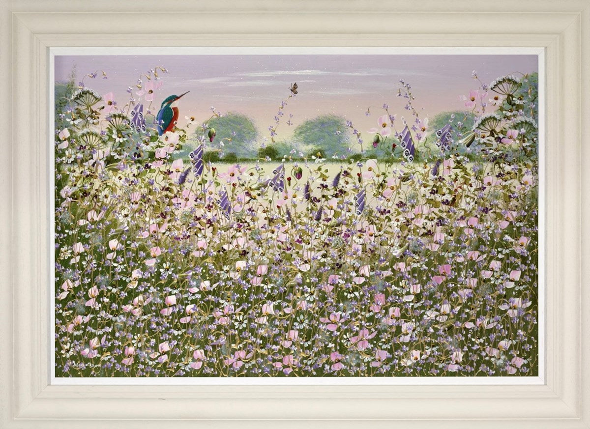 Kingfisher and Butterfly V (Framed)