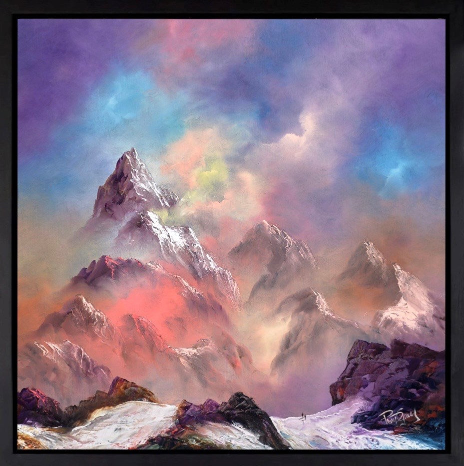 On Top of the Mountain (Framed)
