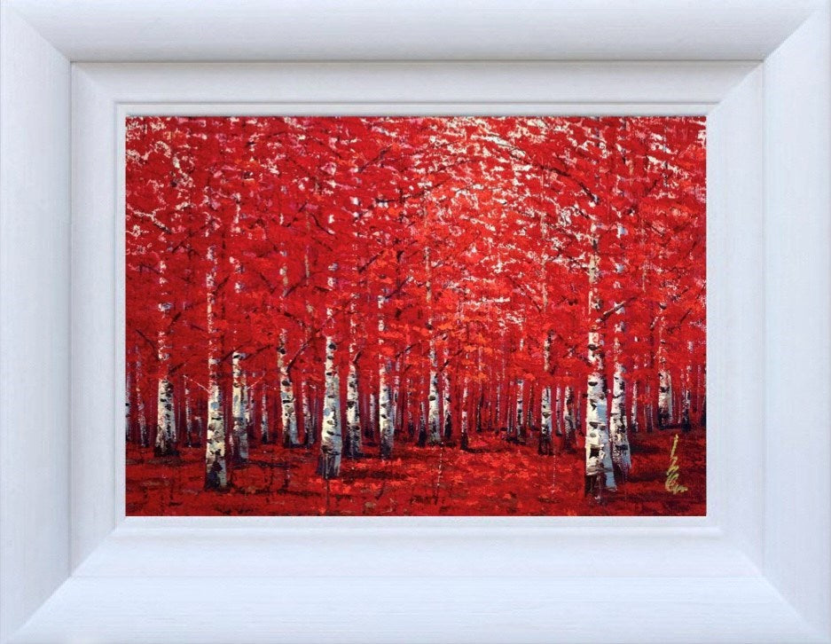 Forest of Red (Framed)