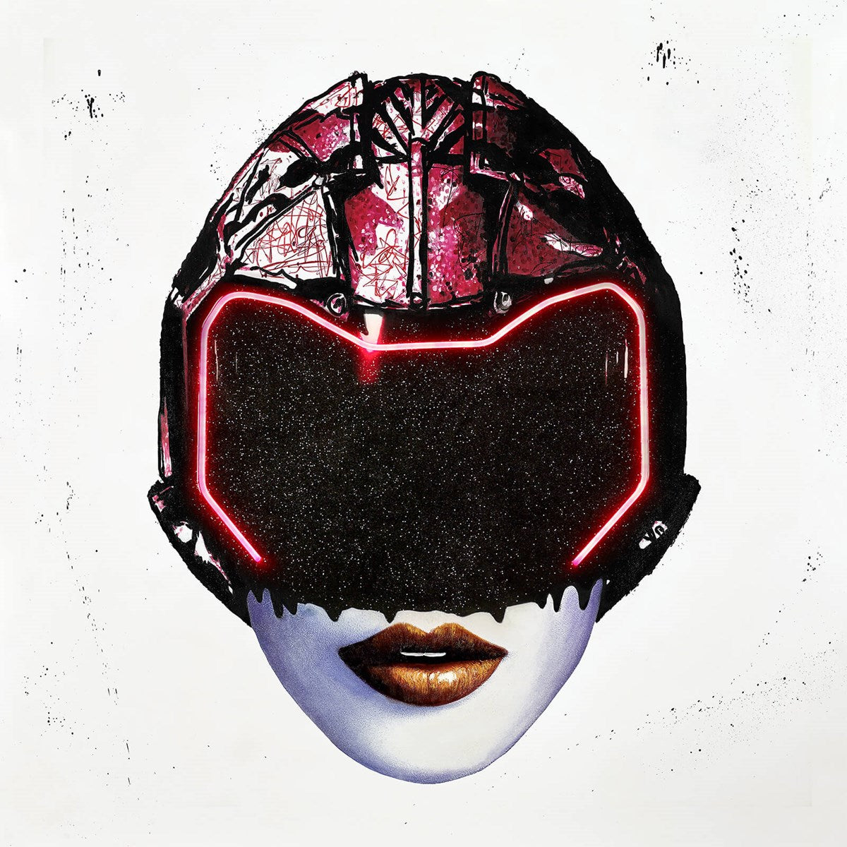 Girls Future (Red) (Framed)