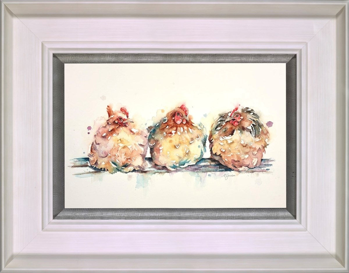 Roosting Ladies (Framed)