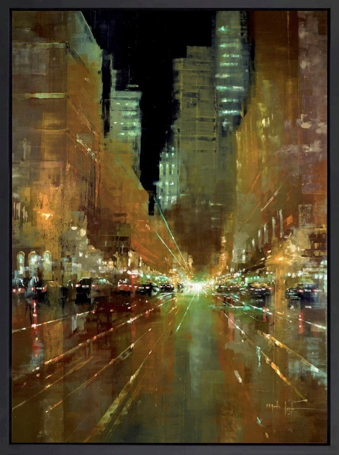 New York City Midnight In The City VII (Framed)