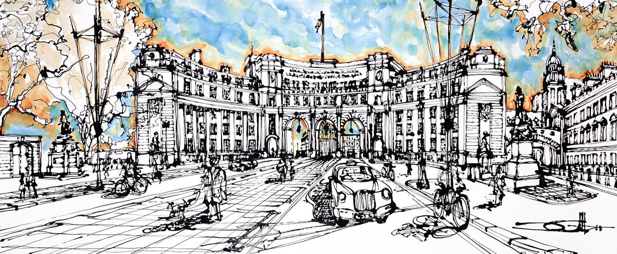 The Admiralty Arch at the Mall, London