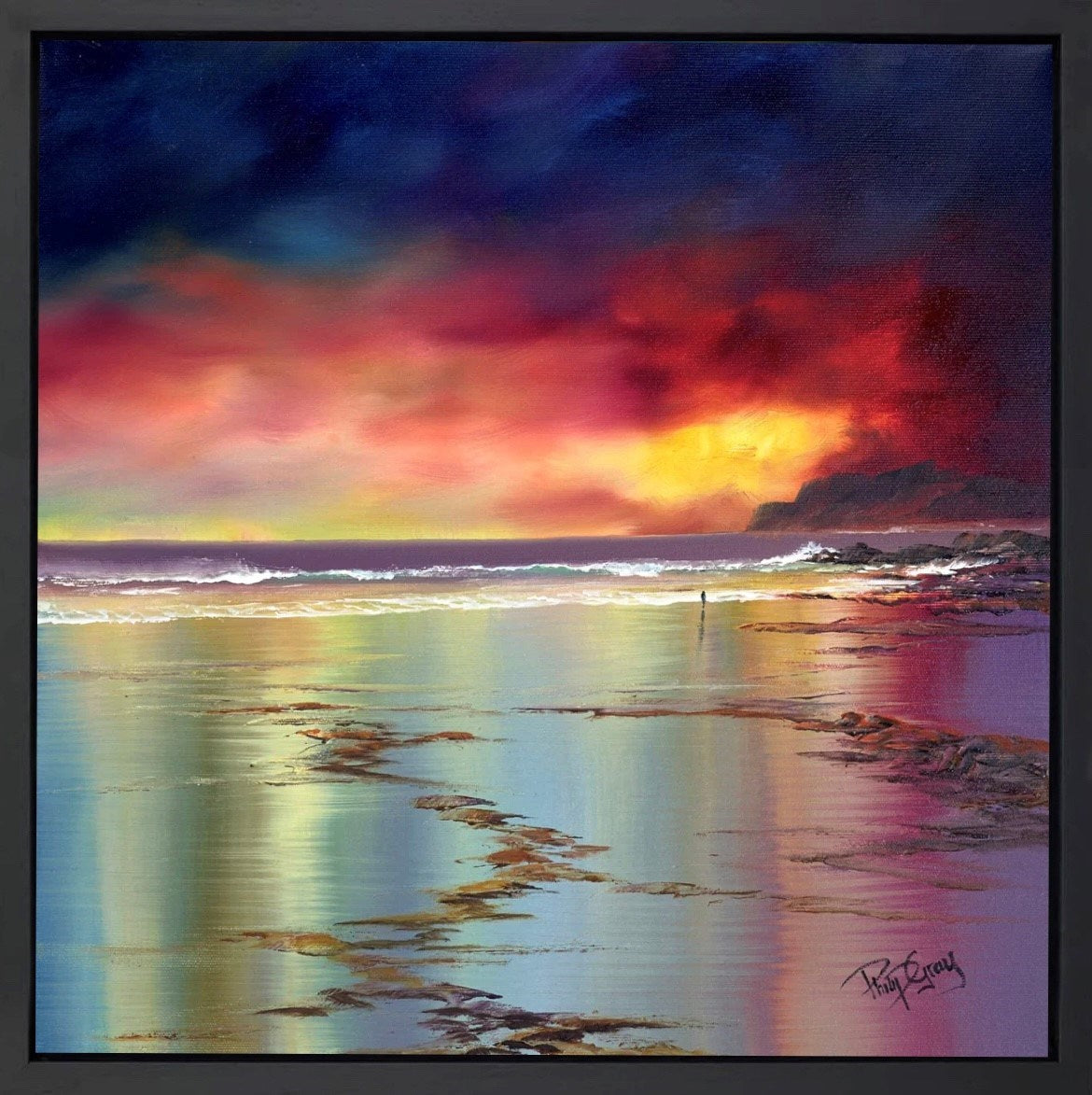 Explosive Skies Ahead (Framed)