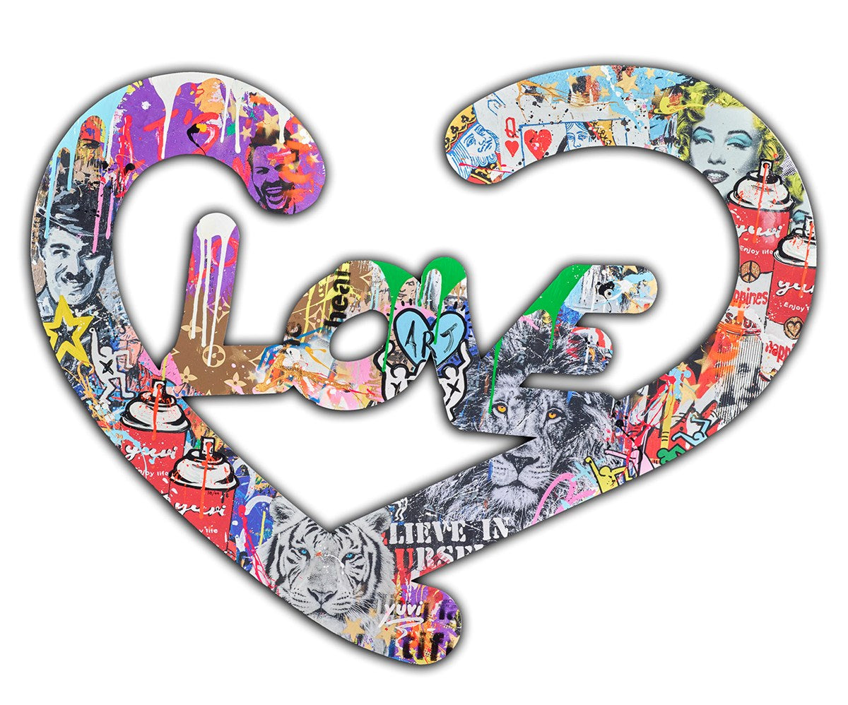 Love Heart II -Wall