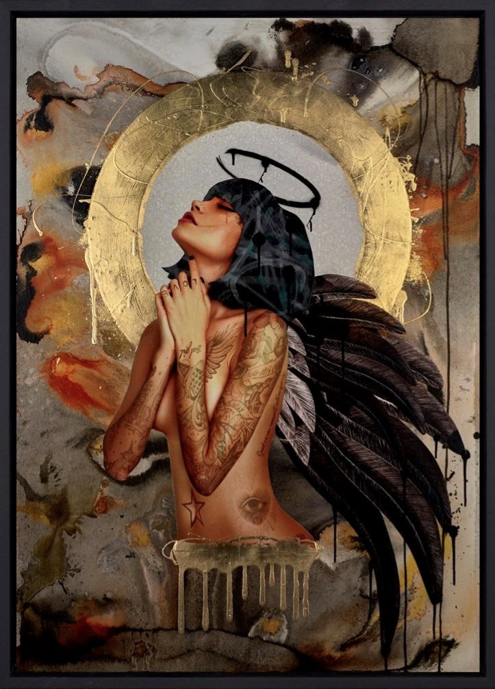 The Heaven's Fall IV (Framed)