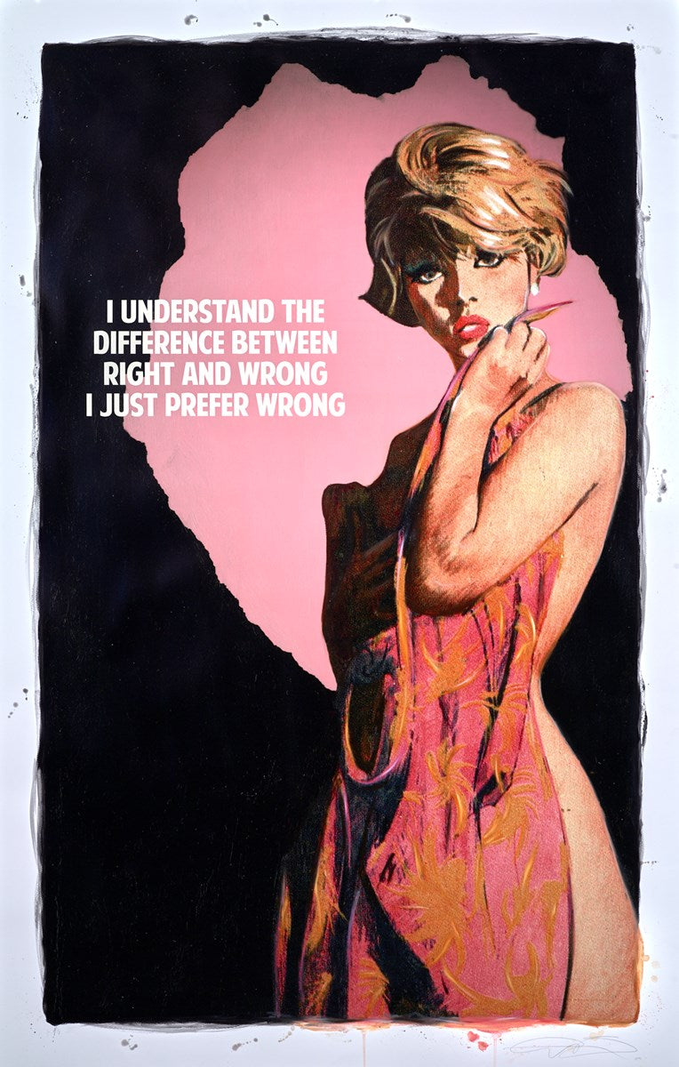 Right and Wrong (Light Pink)