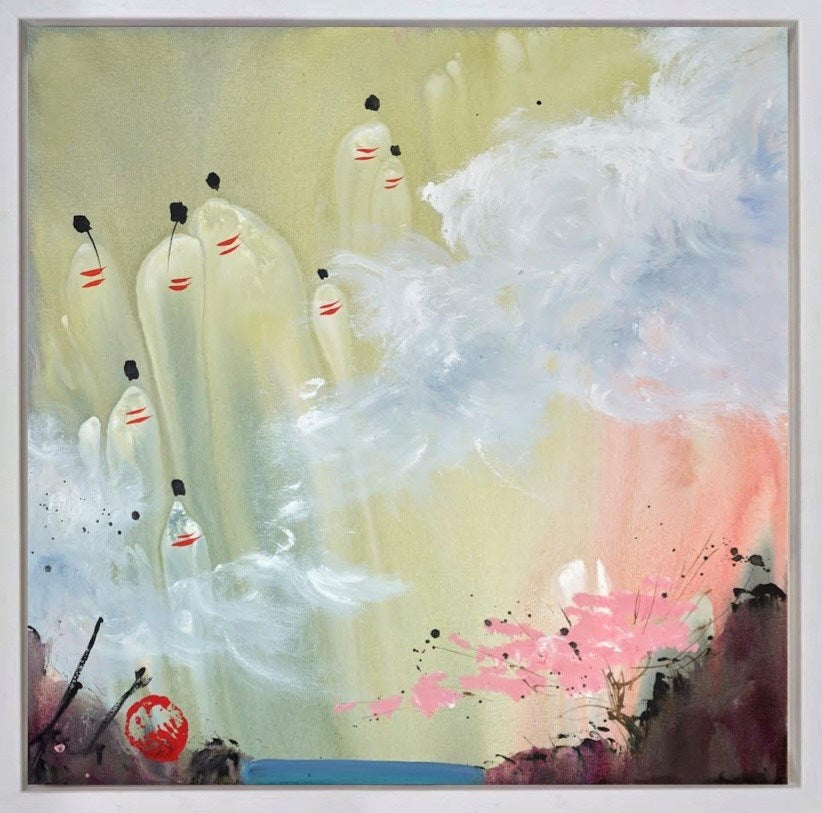 Cloud Fall I (Framed)