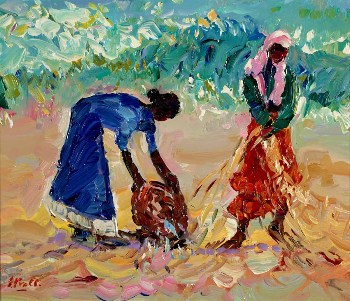 Fisherwoman in Kerala