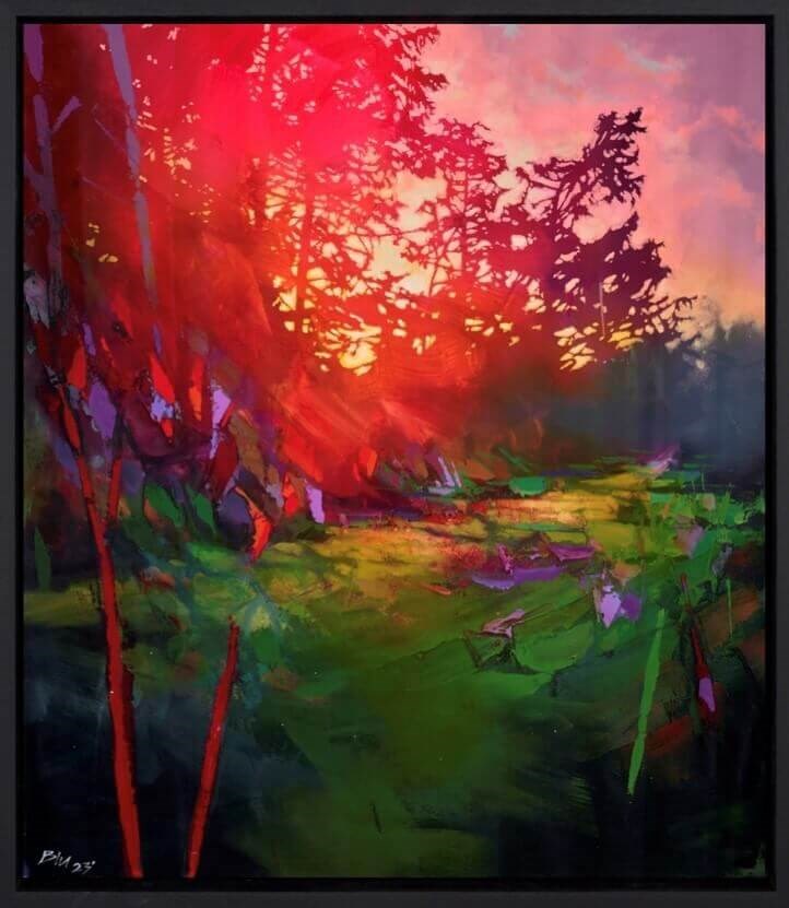 Crimson Dawn (Framed)