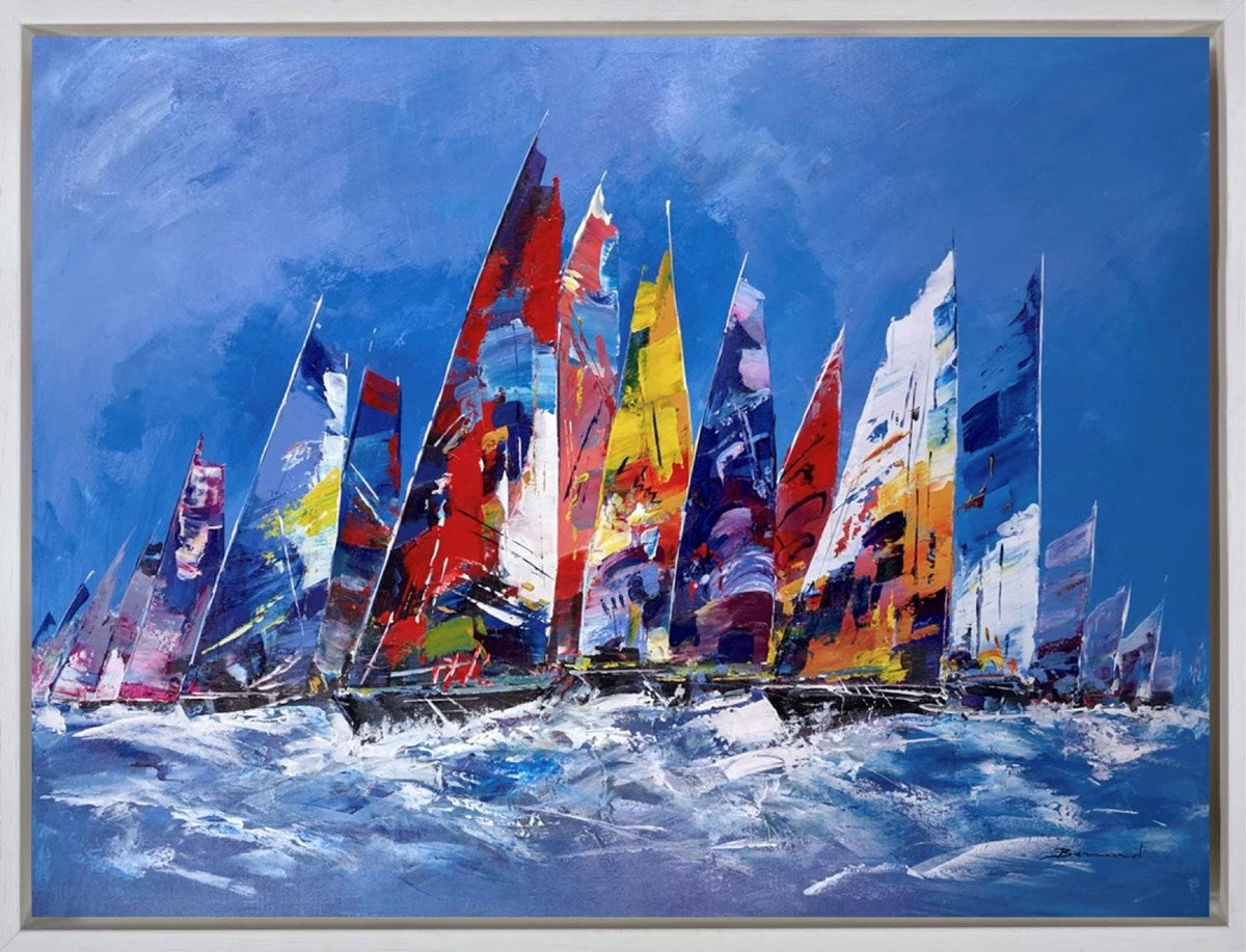 Sailing With Friends II (Framed)