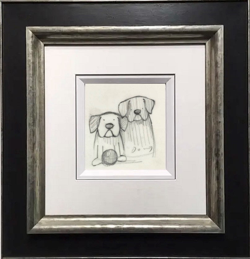 Family Walk XX (study) (Framed)