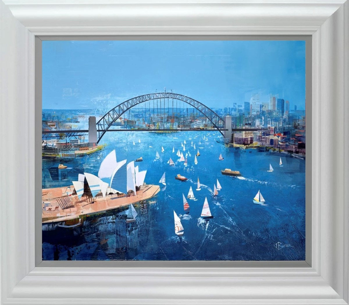 Paper Sails, Sydney (Framed)