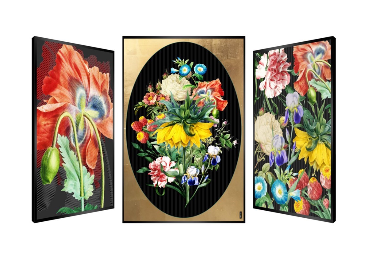 Golden Flower (Framed)