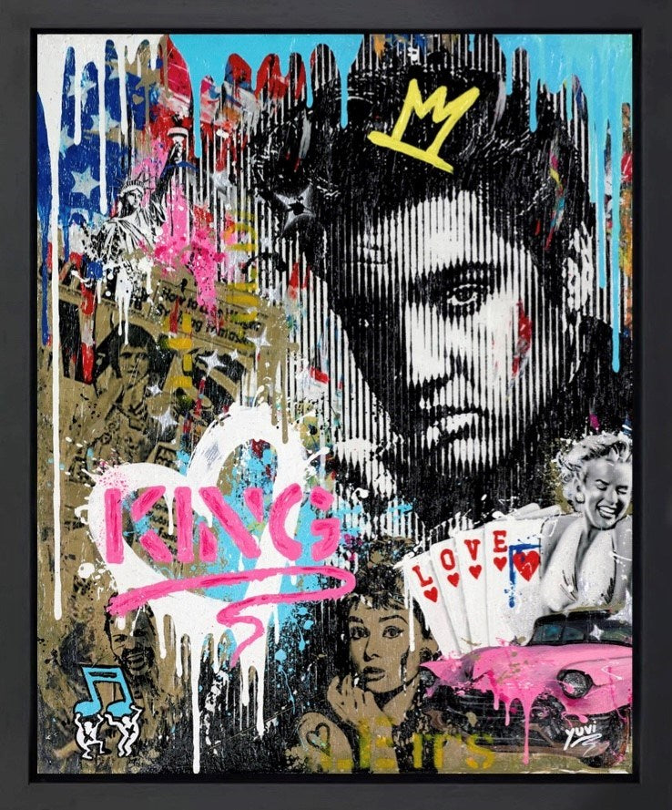 Elvis, the King (Framed)