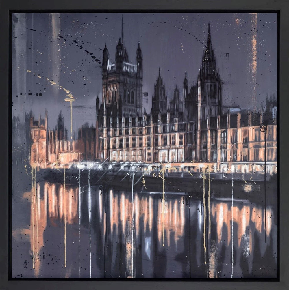Westminster at Night (Framed)
