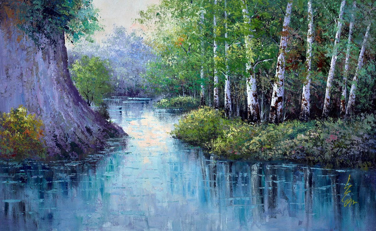 A Calm Forest Stream