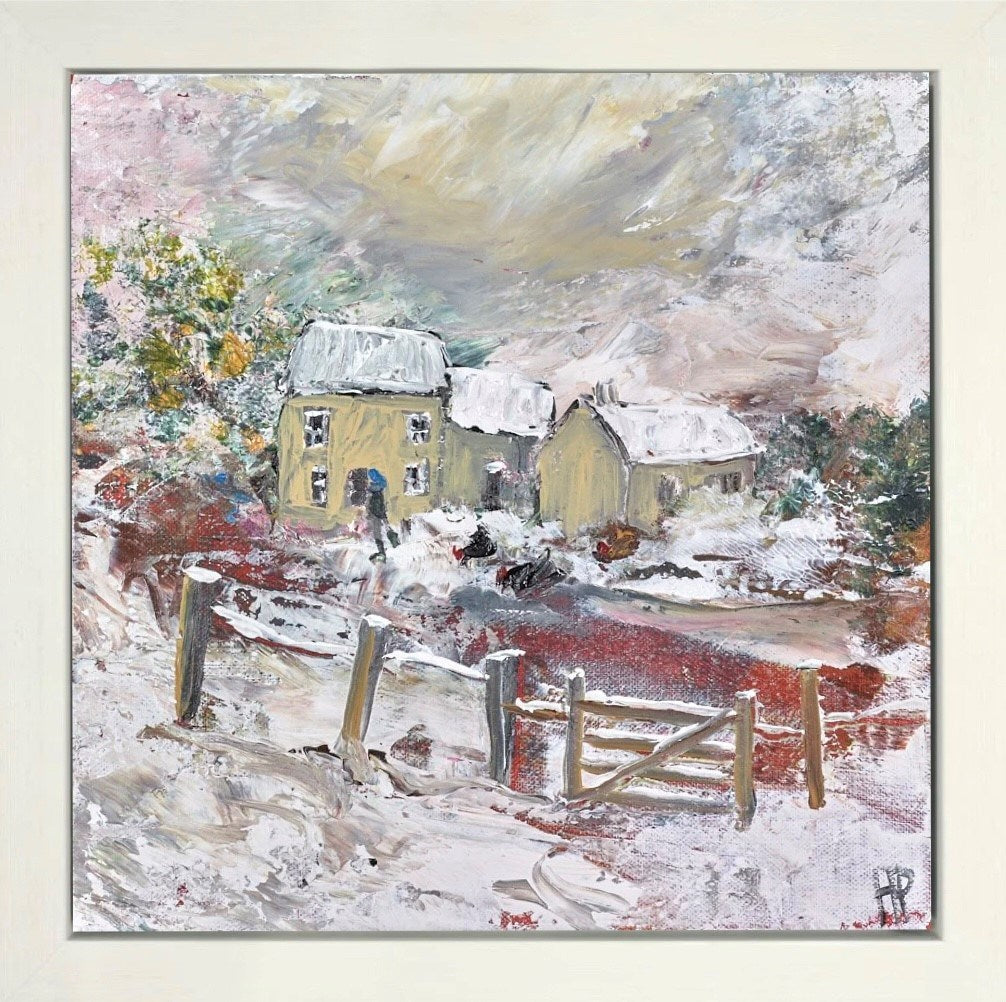 Winter Farm (Framed)